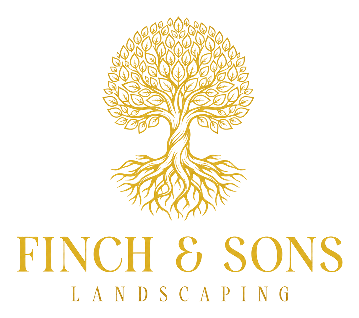 finch&sons landscaping logo upscaled transparent margin 0pct
